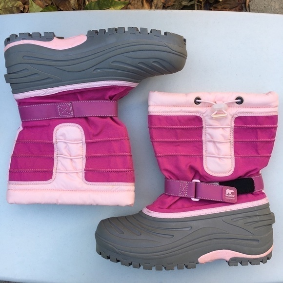 Sorel Women’s Pink Waterproof Snow Boots Size 6 - Picture 3 of 8